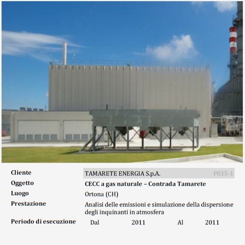 CECC a gas naturale – Contrada Tamarete
