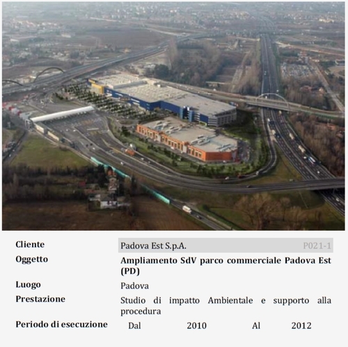Ampliamento SdV parco commerciale Padova Est (PD)