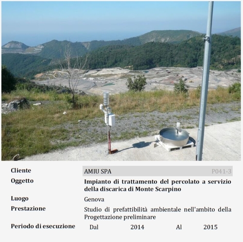 Impianto di trattamento del percolato a servizio della discarica di Monte Scarpino