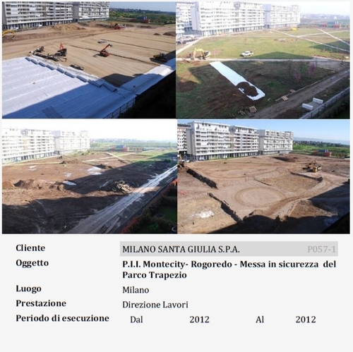 P.I.I. Montecity- Rogoredo - Messa in sicurezza  del Parco Trapezio