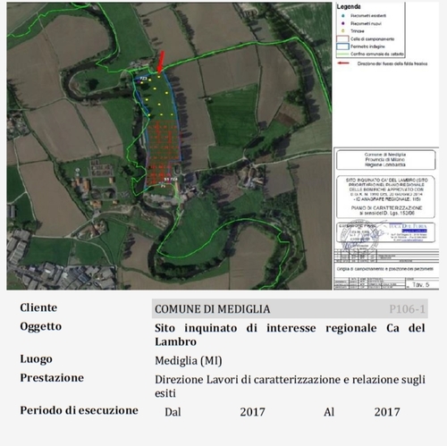 Sito inquinato di interesse regionale Ca del Lambro