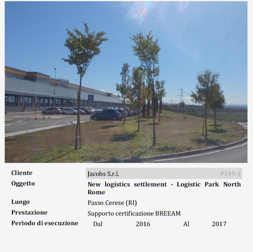 New logistics settlement - Logistic Park North Rome