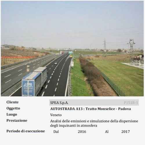 AUTOSTRADA A13 : Tratto Monselice - Padova