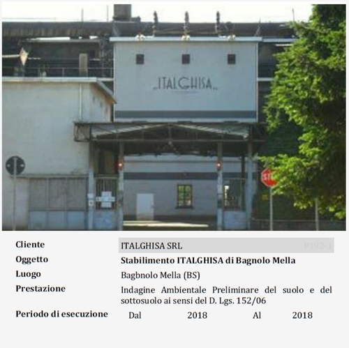 Stabilimento ITALGHISA di Bagnolo Mella