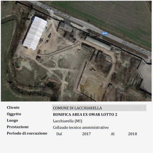 BONIFICA AREA EX OMAR LOTTO 2