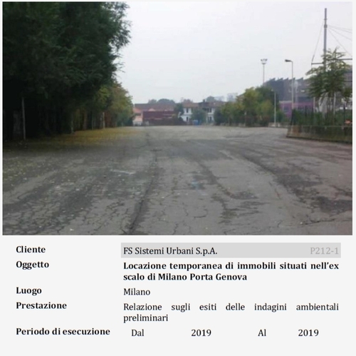 Locazione temporanea di immobili situati nellâ€™ex scalo di
Milano Porta Genova