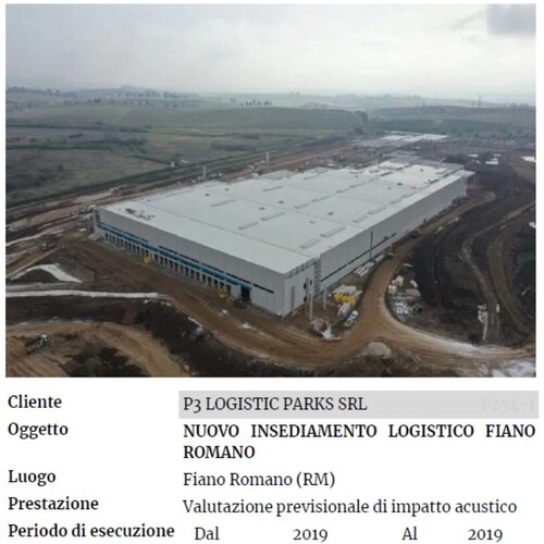 NUOVO INSEDIAMENTO LOGISTICO FIANO ROMANO