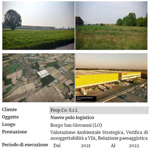 Piattaforma logistica Borgo San Giovanni