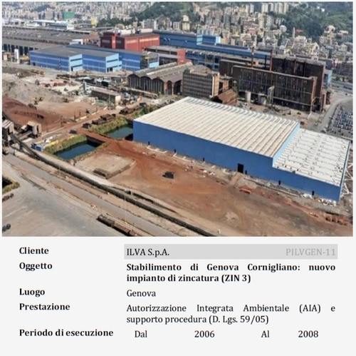 Stabilimento di Genova Cornigliano: nuovo impianto di zincatura (ZIN 3)