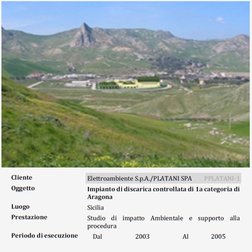 Impianto di discarica controllata di 1a categoria di Aragona