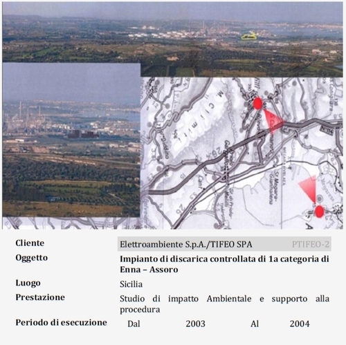 Impianto di discarica controllata di 1a categoria di Enna – Assoro