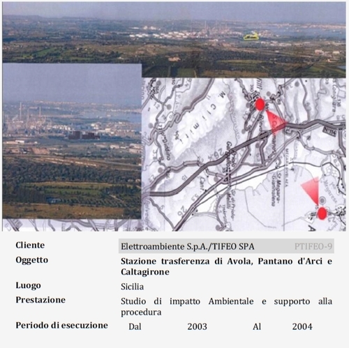 Stazione trasferenza di Avola, Pantano d'Arci e Caltagirone